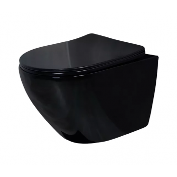 Подвесной унитаз Gid ceramic Tr2198-18 62204Y безободковый черный