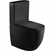Унитаз-компакт Gid ceramic Tr2177BM 62220Y безободковый черный матовый