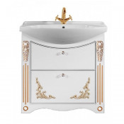 Тумба c раковиной Vod-ok Кармен 105 цвет белый