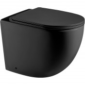 Унитаз приставной WeltWasser Merzbach 002 MT-BL 10000006179 черный матовый