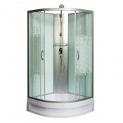Душевая кабина Мономах Б/К 70/24 С МЗ 10000005802 70х70 хром/прозрачное с рисунком
