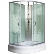 Душевая кабина Мономах Б/К 100/70/24 МЗ R 10000005808 100х70 хром/прозрачное с рисунком