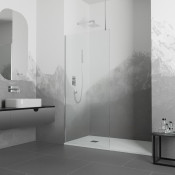 Душевая перегородка RGW WA-003 351000308-11 80 хром/прозрачное