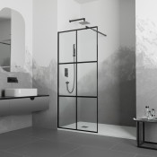 Душевая перегородка RGW WA-011B 35101111-84 110 черный/прозрачное