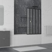 Шторка для ванны RGW Screens SC-22B 03112212-14 120 черный/прозрачное