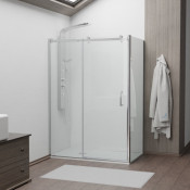 Душевой уголок RGW Tornado TO-44 (TO-14 + Z-050-2) 02074440-11 140х100 хром/прозрачное