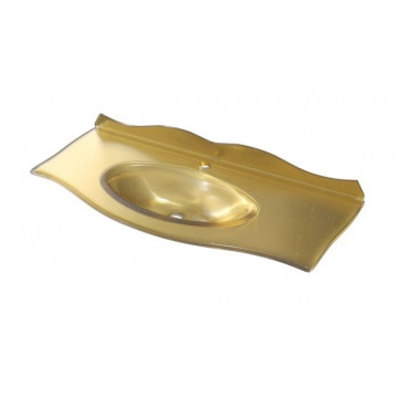 Раковина мебельная Caprigo Bourget 100 OW15-11014-G золото