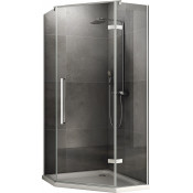 Душевой уголок Abber Ewiges Wasser AG05080 80х80 хром/прозрачное