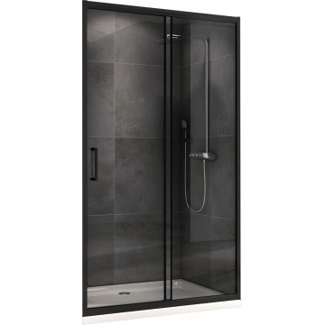 Душевая дверь Abber Schwarzer Diaman AG30150B 150 черный/прозрачное