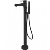 Смеситель для ванны напольный Abber Eleganz AF8315B черный матовый