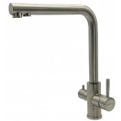 Смеситель для кухни Milacio Ultra MCU.553.SS с подключением к фильтру сталь