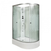 Душевая кабина Deto L 720 N L без крыши с гидромассажем 120х80