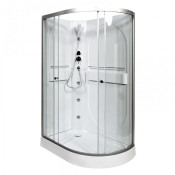 Душевая кабина Deto L 602 L N без крыши с гидромассажем 120х80