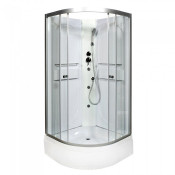 Душевая кабина Deto L 510 N без крыши с гидромассажем 100х100