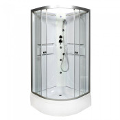 Душевая кабина Deto L 510 N с LED без крыши с гидромассажем 100х100