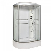 Душевая кабина Deto L 520 R с гидромассажем и электрикой 120х80