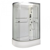 Душевая кабина Deto L 520 R N без крыши с гидромассажем 120х80