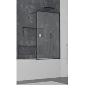 Шторка для ванны RGW Screens SC-058B 3711058808-14 80 черный/прозрачное