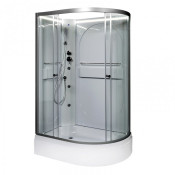 Душевая кабина Deto L 520 L N с LED без крыши с гидромассажем 120х80