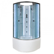Душевая кабина Deto EM 4590 N с LED и гидромассажем 90х90