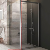 Боковая стенка Ravak Blix BLPS-90 9BH70U00Z1 90 сатин/transparent