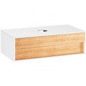 Тумба под раковину Ravak SD Step 100 X000001417 белый/дуб