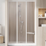 Душевая дверь Ravak Supernova ASDP3-120 00VG01R2ZG белый/grape