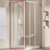 Душевая дверь Ravak Supernova ASRV3-80 15V40UR2ZG сатин/grape