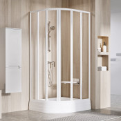 Душевой уголок Ravak Supernova SKKP6 3207O102Z1 90х90 белый/transparent