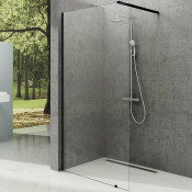 Душевая перегородка Ravak ST Walk-In Wall GW9WM0300Z1 140 черный/transparent