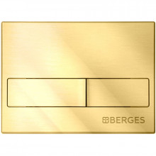 Клавиша смыва Berges Novum L9 40019 золото