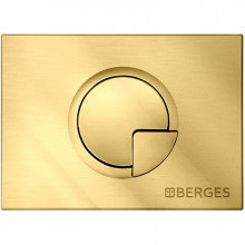 Клавиша смыва Berges Novum R9 40029 золото глянцевое