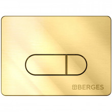 Клавиша смыва Berges Novum D9 40039 золото глянцевое