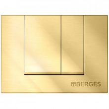 Клавиша смыва Berges Novum S9 40049 золото глянцевое