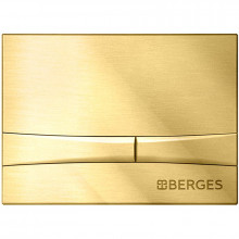 Клавиша смыва Berges Novum F9 40059 золото глянцевое