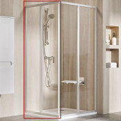 Душевая дверь Ravak Supernova SRV2-100 S 14VA01O2Z1 белый/transparent