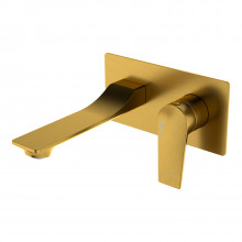 Смеситель для раковины WasserKRAFT Aisch 5530 матовое золото