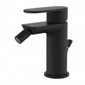 Смеситель для биде WasserKRAFT Elbe 7406 с д/к черный матовый