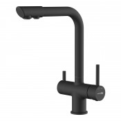 Смеситель для кухни WasserKRAFT A8367 с подключением к фильтру черный