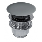 Донный клапан Olympia PIL03C матовый серый