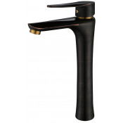 Смеситель для раковины ПСМ-Профсан Steel PSM-301-6 черный/бронза