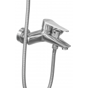 Смеситель для ванны ПСМ-Профсан Steel PSM-300-1 нержавеющая сталь