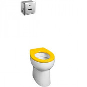 Унитаз напольный ДЕТСКИЙ с АВТОМАТИЧЕСКИМ ПРОТОЧНЫМ СМЫВОМ (220В)