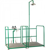 Аварийная платформа с раковиной Nofer SCP700SS зеленый