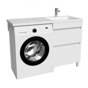 Тумба c раковиной Iddis Optima Home OPH12RBi95K 120 белый 57 см