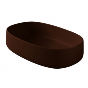 Раковина накладная Artceram Cognac COL003 39 00 marrone cocoa