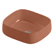 Раковина накладная Artceram Cognac Quadro COL007 40 00 tortora