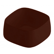 Раковина накладная Artceram Cognac Quadro COL006 39 00 cocoa