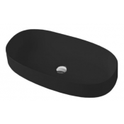 Раковина накладная Artceram Cognac COL005 17 00 матовый черный