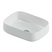 Раковина накладная Artceram Cognac Quadro COL009 05 00 белый матовый